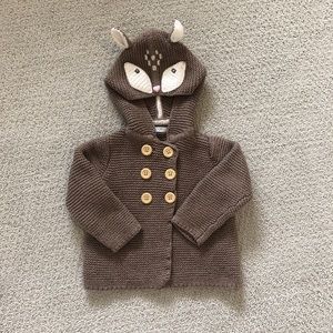 Mini Boden Deer Cardigan 12-18M
